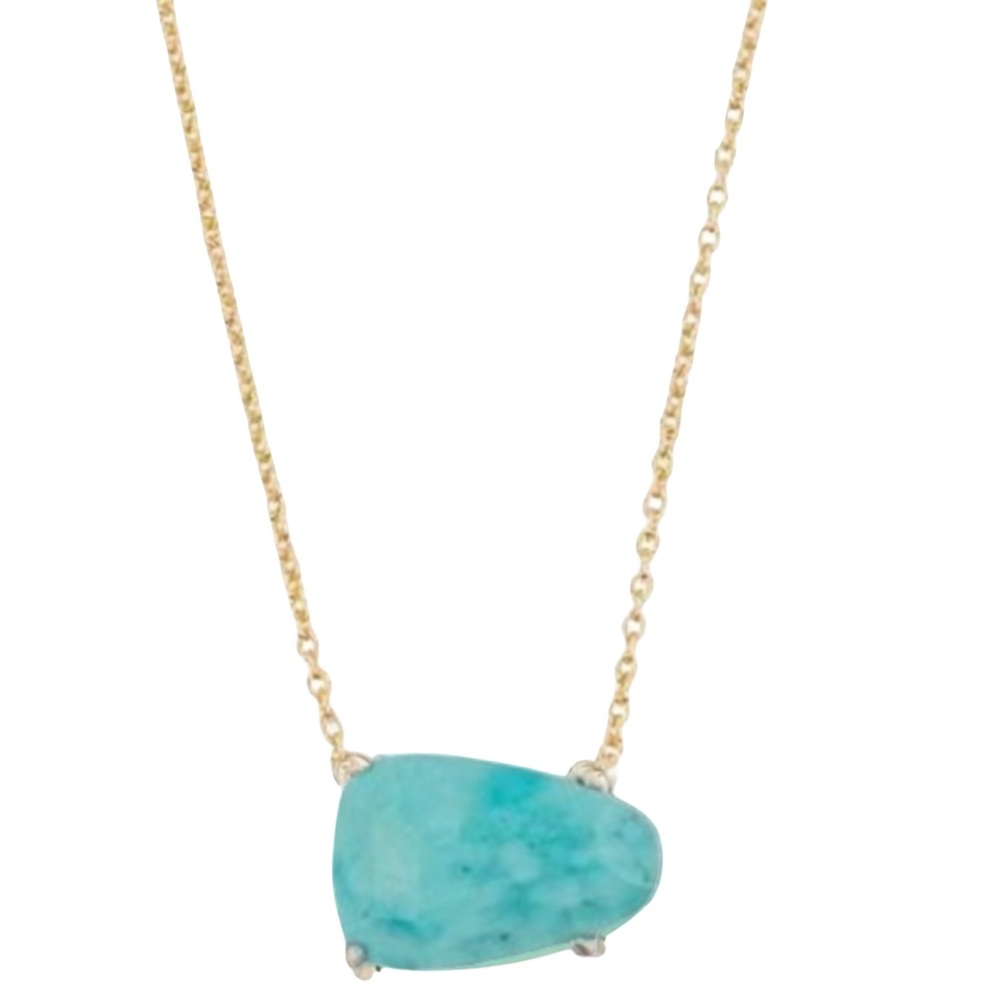 KENDRA SCOTT • Gold Isla Turquoise Magnesite Necklace
